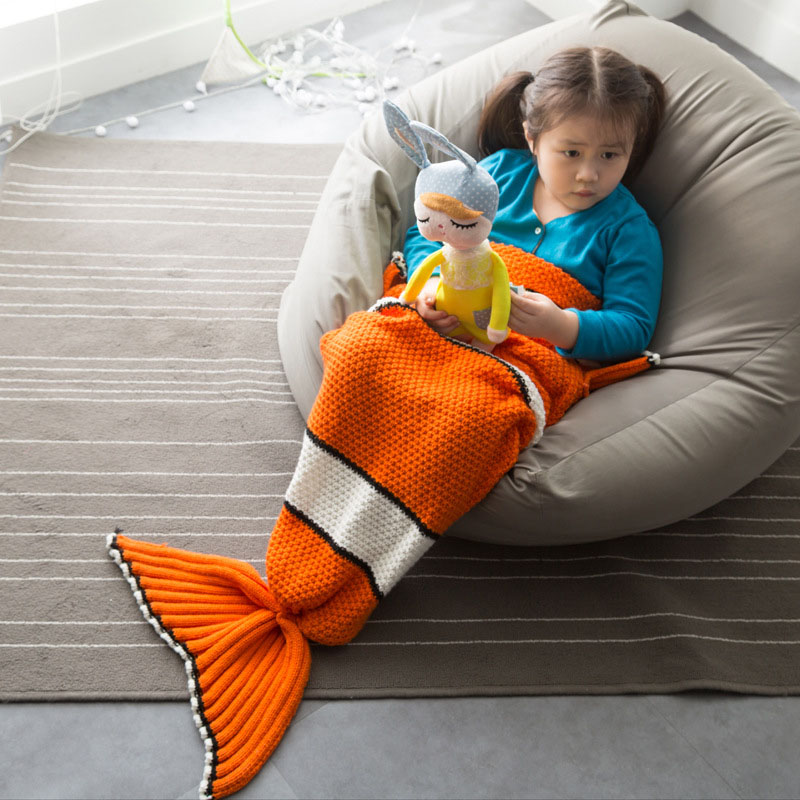 Finding Nemo Fishtail Blanket / Mermaid Blanket