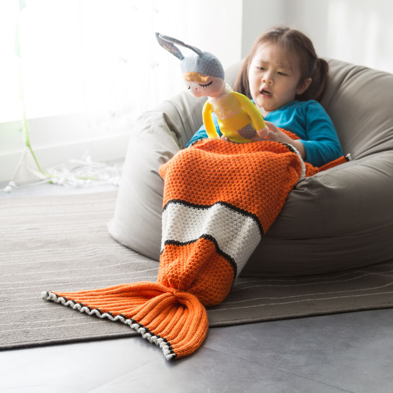 Finding Nemo Fishtail Blanket / Mermaid Blanket