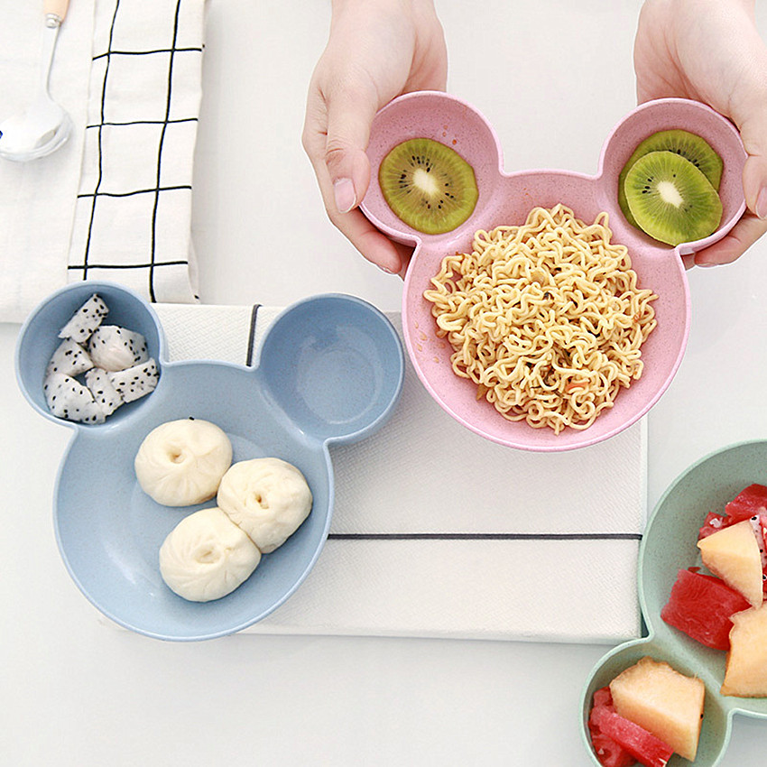 Mickey Mouse Head Shaped Lunch Tray