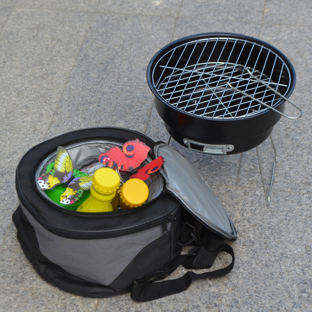 2-in-1 Mini Portable Grill & Cooler Bag Set