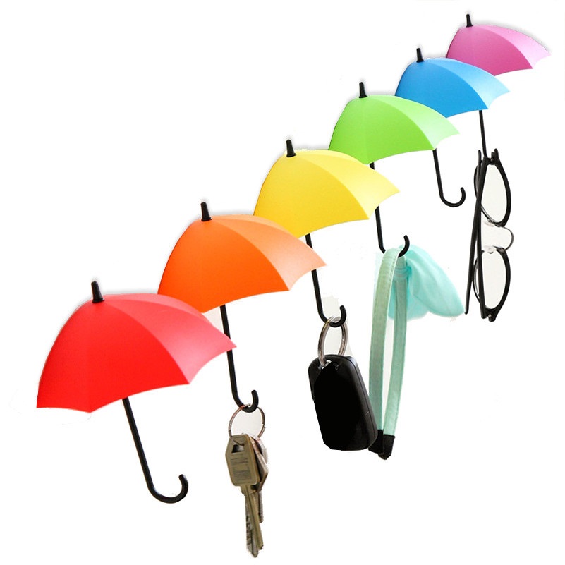 3D Umbrella Shaped Key Holder (Set of 3)