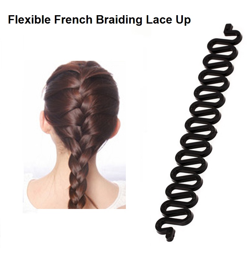 French Braid Lace Up Hair Accessory