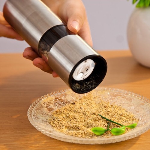 Stainless Steel Electric Spices / Pepper Grinder
