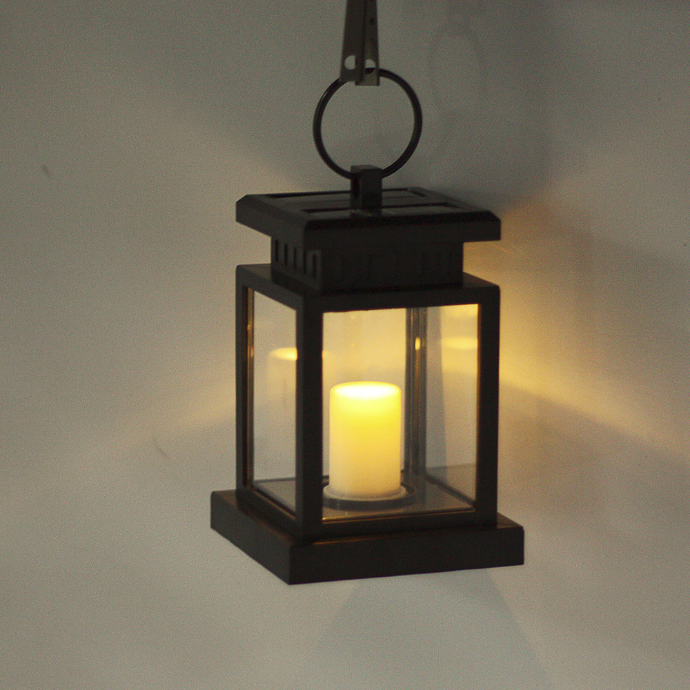 Set of 4 Solar Lighting Outdoor Hanging Lantern