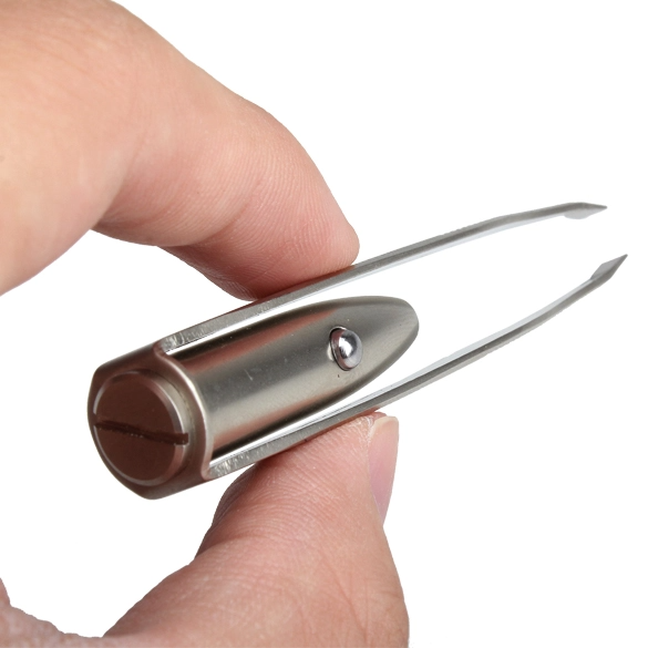 Stainless Steel Tweezer With LED Light
