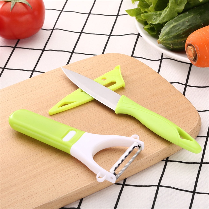 6pcs Stainless Steel Fruit Tool Set With Ceramic Knife