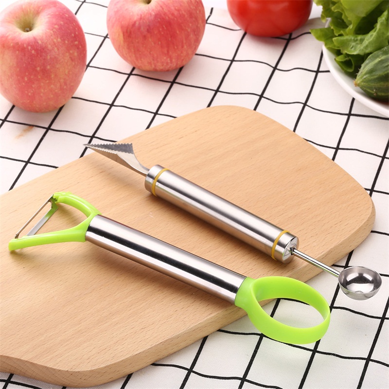 6pcs Stainless Steel Fruit Tool Set With Ceramic Knife