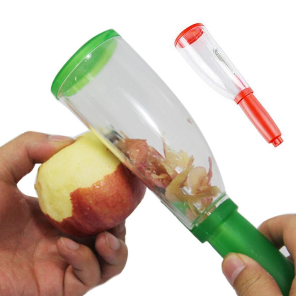 2-in-1 Fruit / Vegetable Peeler Peels and Catches Peels