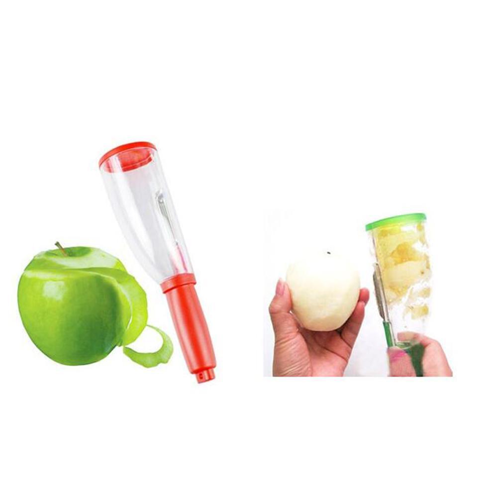 2-in-1 Fruit / Vegetable Peeler Peels and Catches Peels