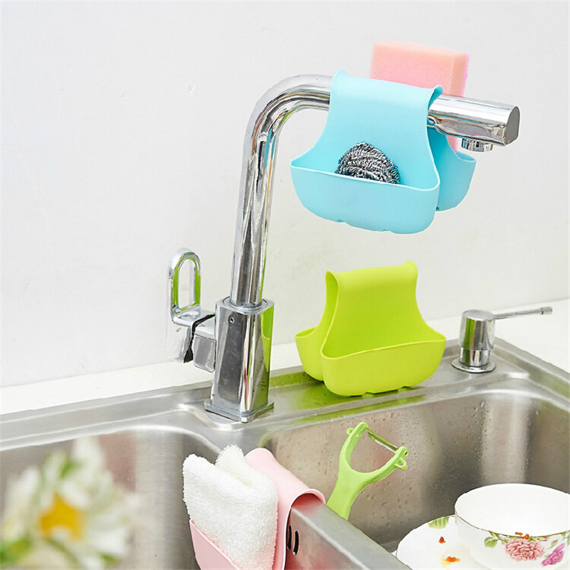 Kitchen Sink Organizer-Portable Hanging Drain Bag/Basket