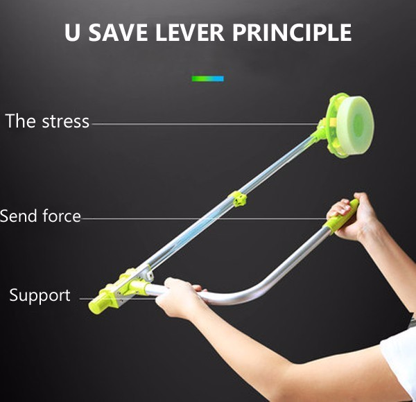 Retractable U Shaped Multifunctional Window Cleaner