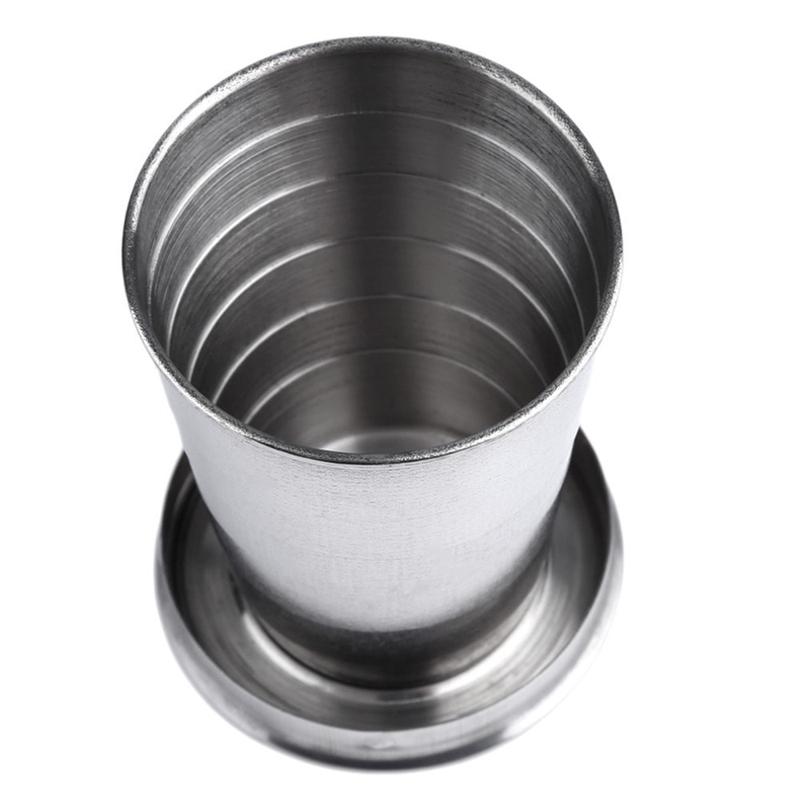 Collapsible Cup Outdoor Stainless Steel Mug