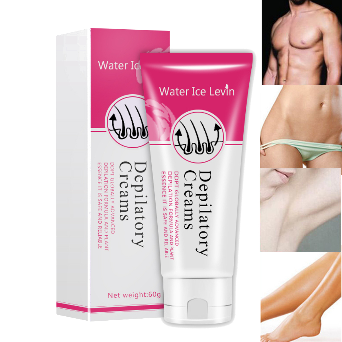 Unisex 2-in-1 Hair Removal Cream