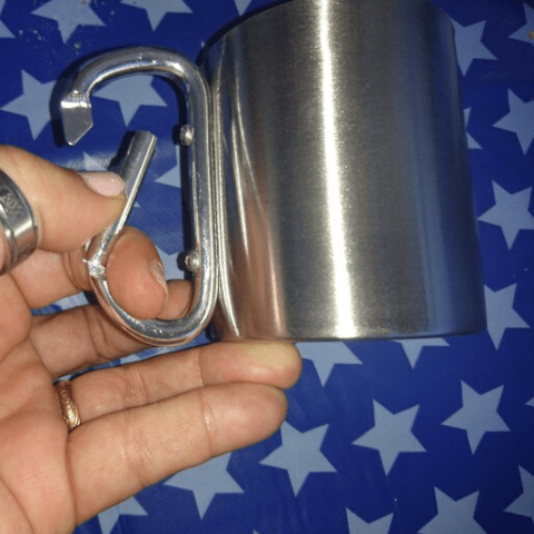 Stainless Steel Hook Mug