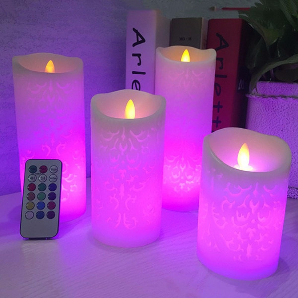 Flameless Battery Powered LED Candles (Set of 3)