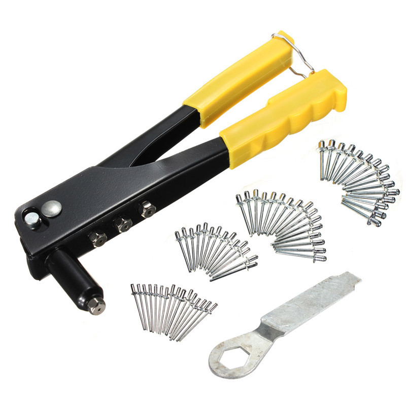 Interchangeable Pop Rivet Gun Hand Tool Set