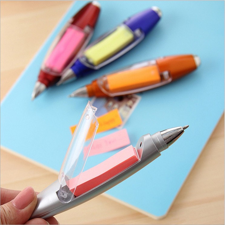 Pen Flashlight with Sticky Notes (Pack of 12)