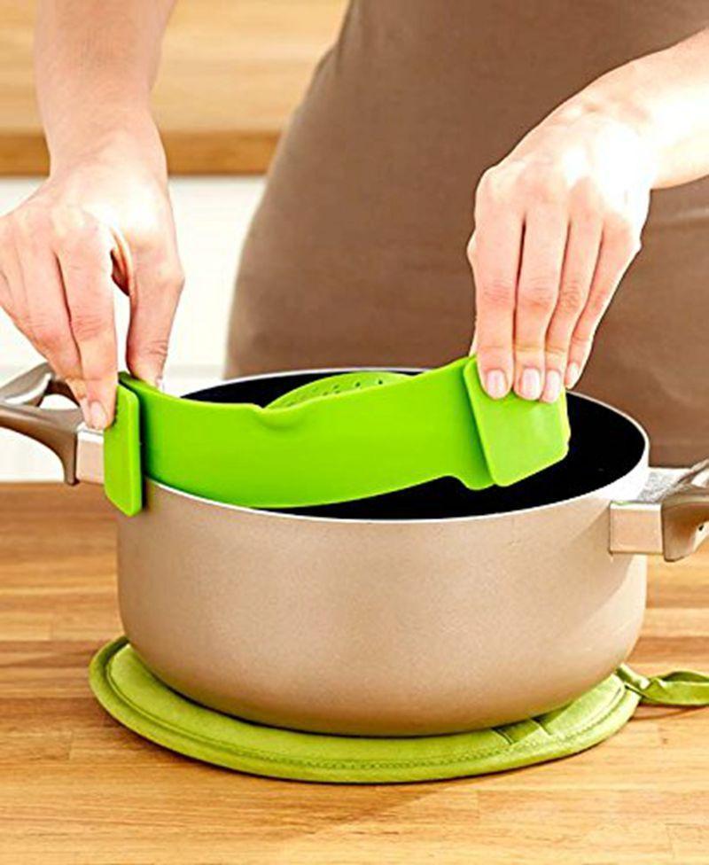 Clip-On Pot Universal Food Strainer