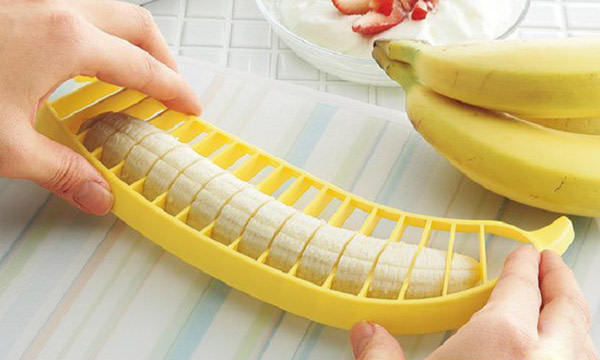Plastic Banana Slicer Kitchen Tool