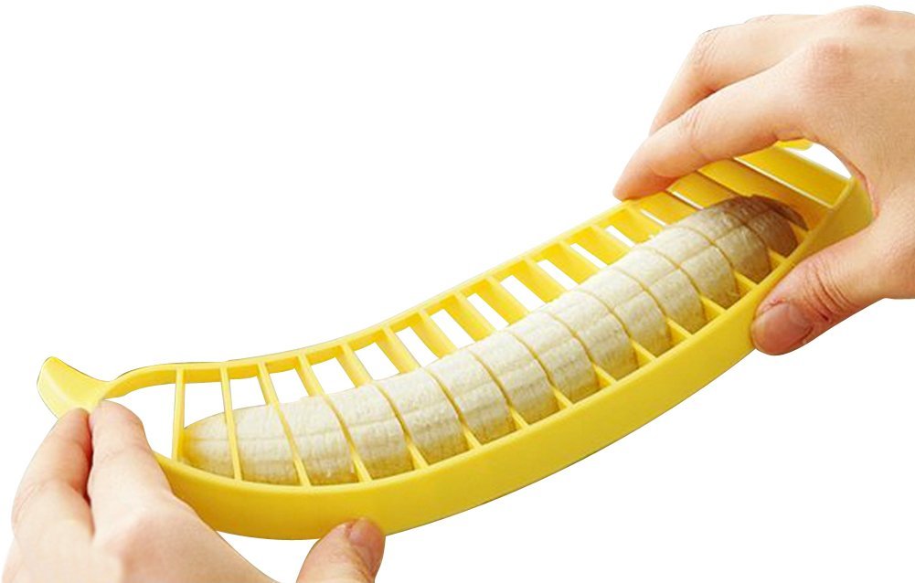 Plastic Banana Slicer Kitchen Tool