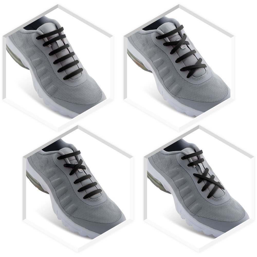 Elastic Rubber No Tie Shoelaces (Set of 16)