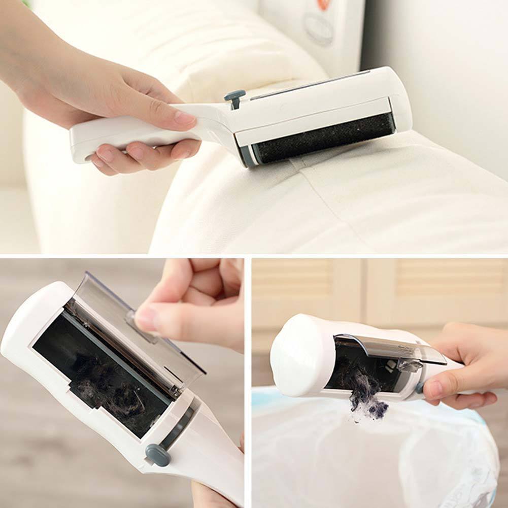Lint Brush Self-Cleaning Roller Tool