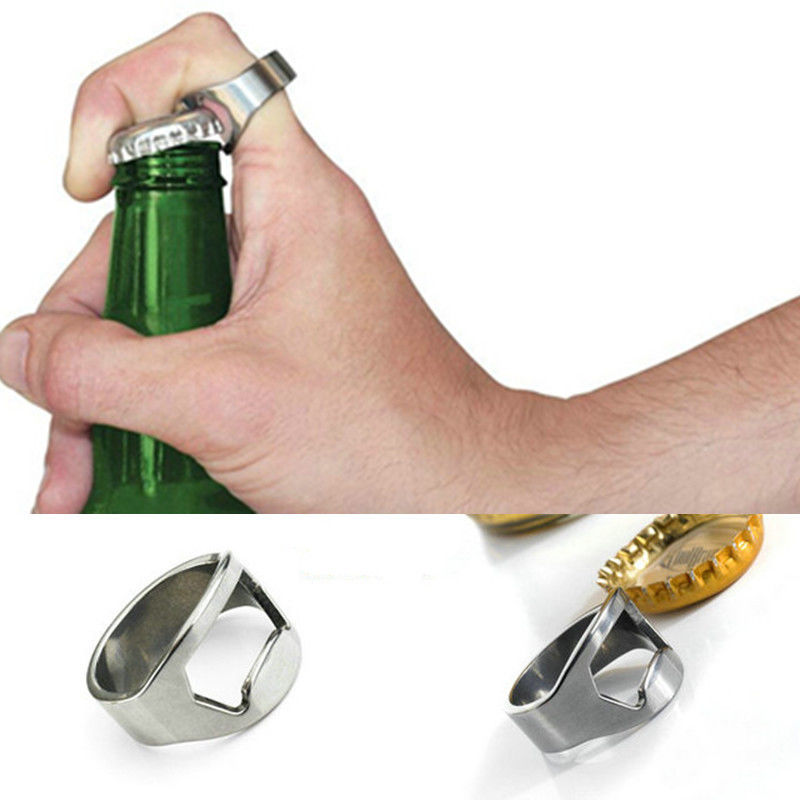 Cool Beer Cap Bottle Opener Ring