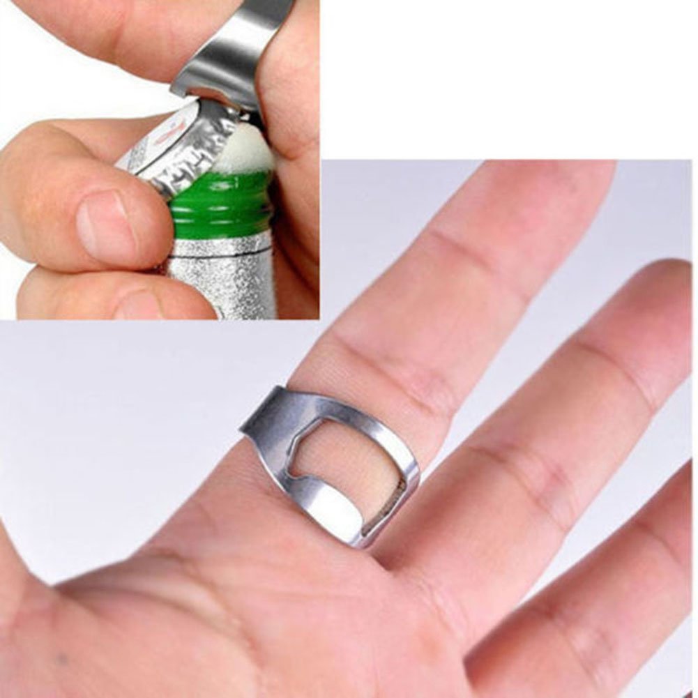 Cool Beer Cap Bottle Opener Ring