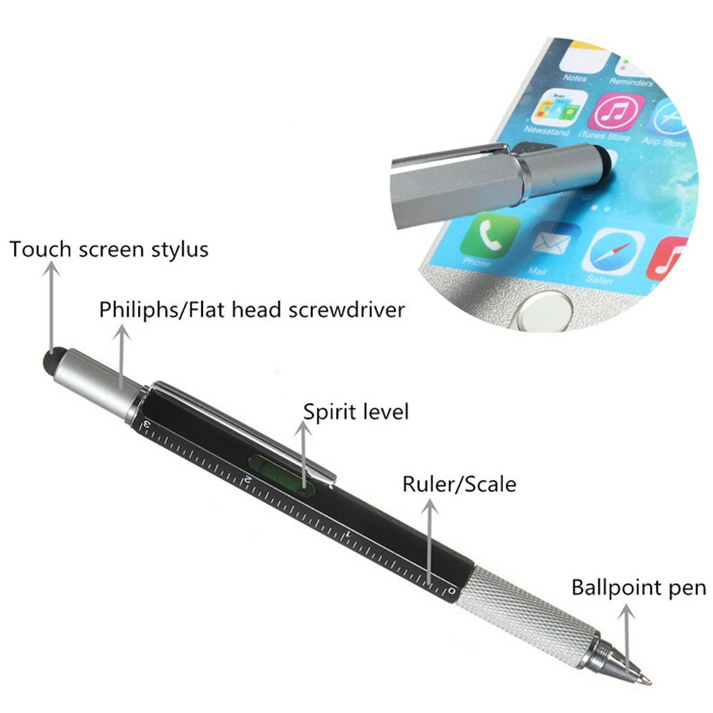 Multifunctional 6in1 Writing Pen