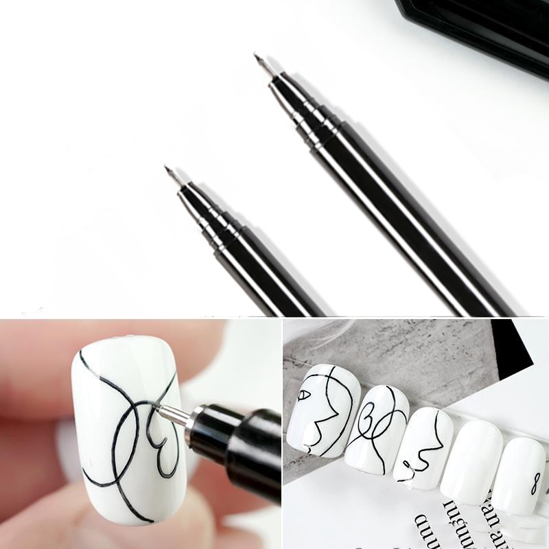 Nail Art Pen with Waterproof Ink