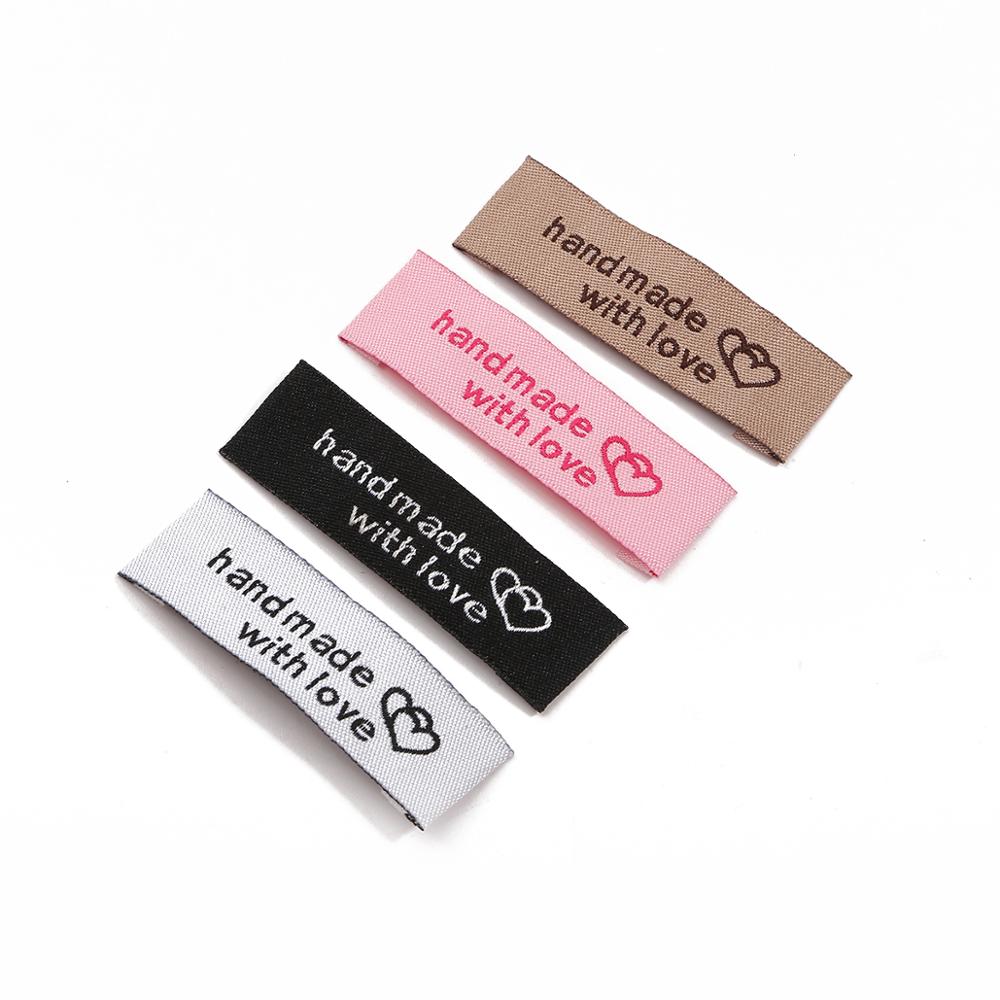 Fabric Handmade Labels for Sewing (20pcs)