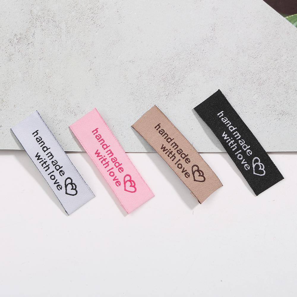 Fabric Handmade Labels for Sewing (20pcs)