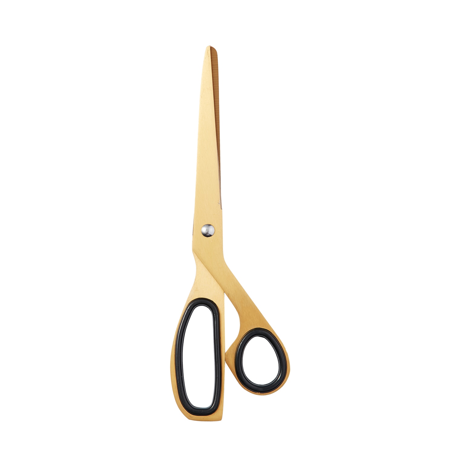 Minimalist Asymmetric Brass Scissors