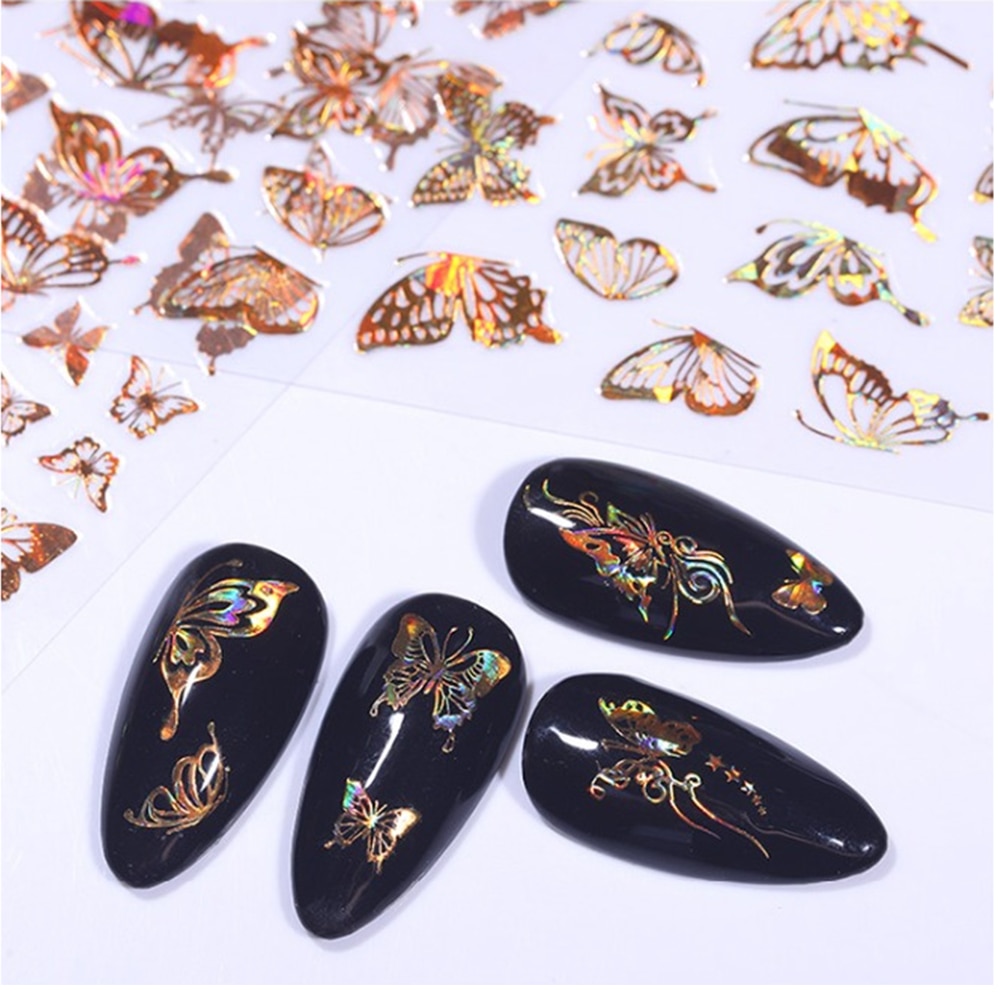 3D Butterfly Stickers for Nails