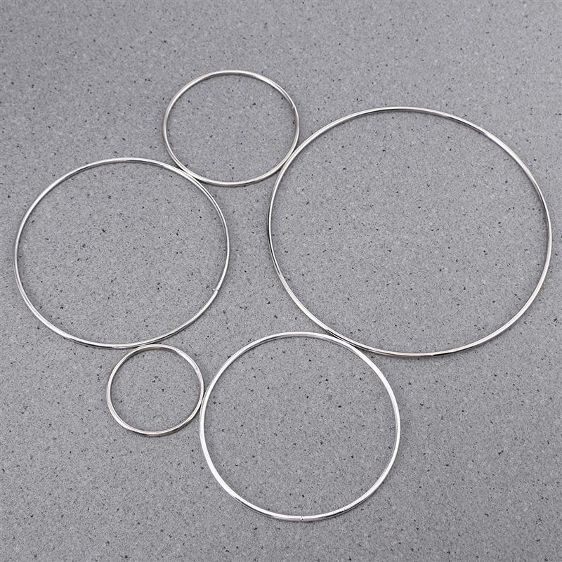 Dreamcatcher Hoops Metal Rings (5 Pcs)