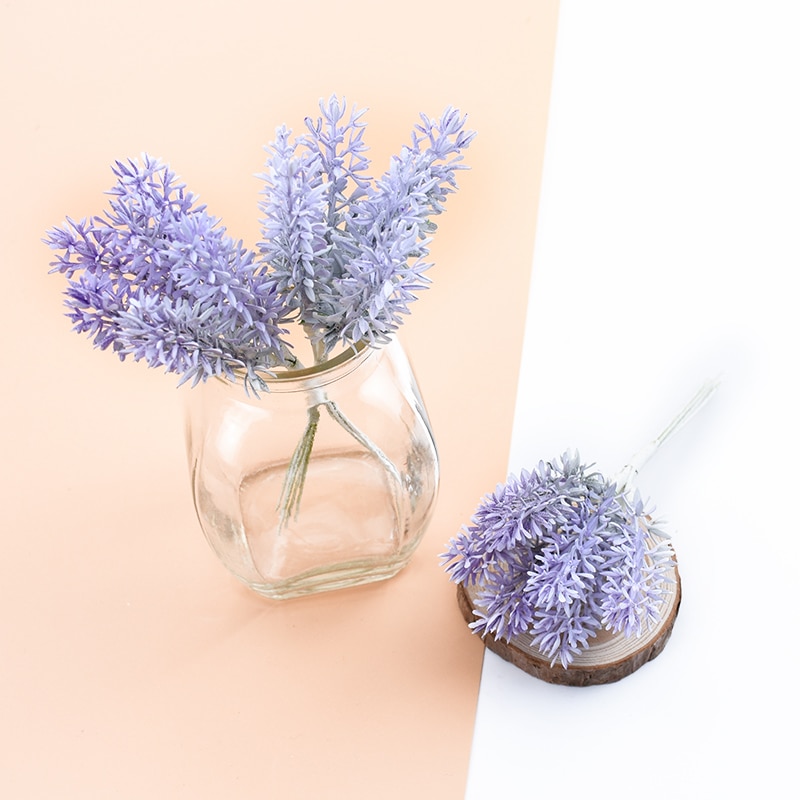 Artificial Lavender Decorative Flower (6 pcs)