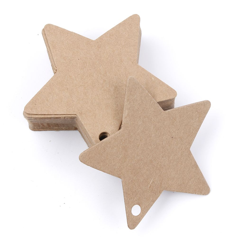 Kraft Gift Tags Blank Paper Label (50 pcs)