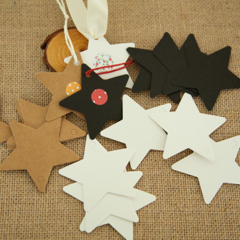 Kraft Gift Tags Blank Paper Label (50 pcs)