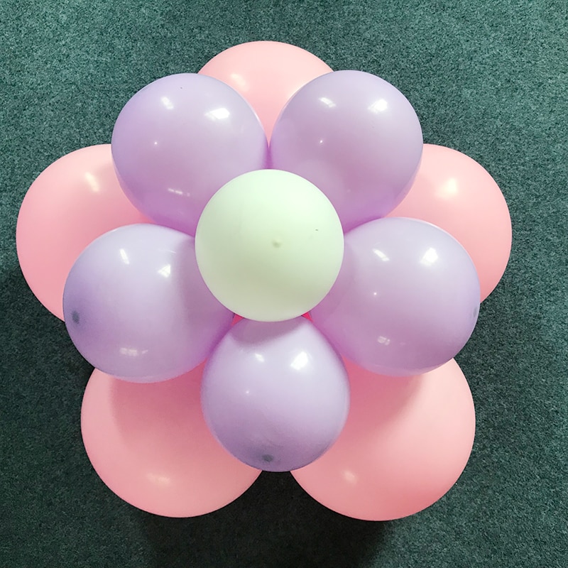 Plastic Flower Balloon Clips (5pcs)