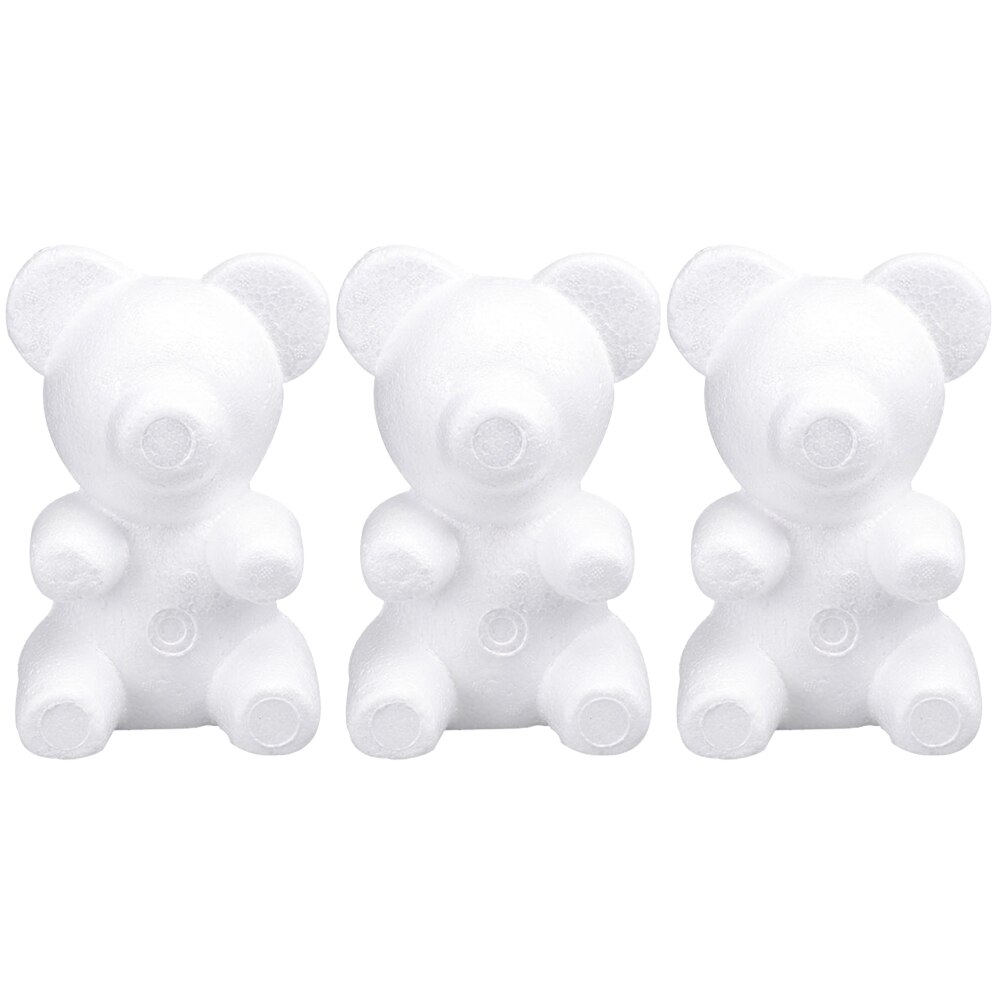 Foam Teddy Bears Flower Molds (3 Pcs)