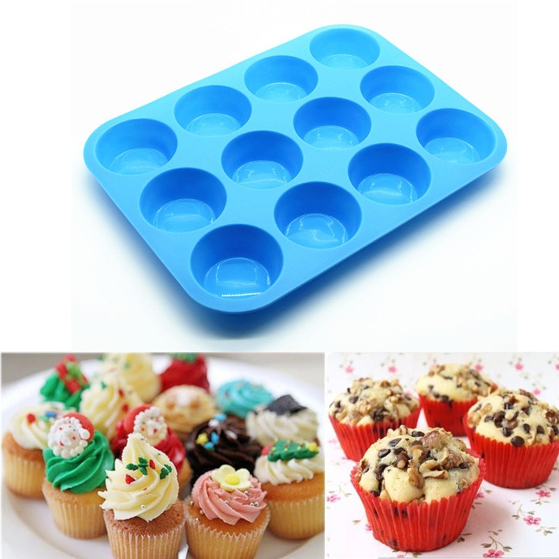 Muffin Silicone Mold Baking Tray