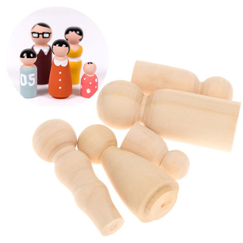 Peg Doll Family DIY Set (5pcs)