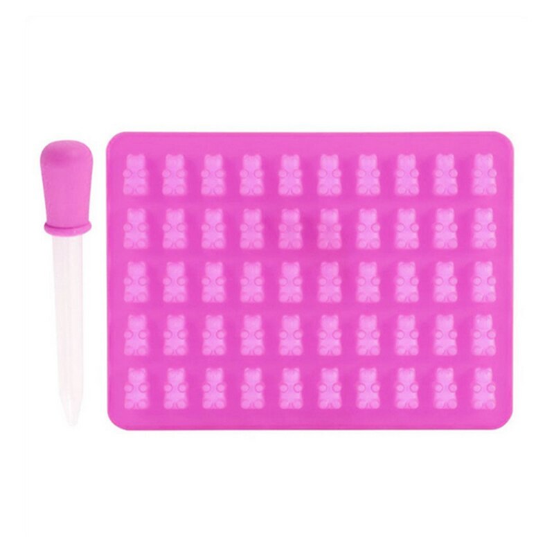 Gummy Bear Silicone Mold 50-Cavity Tray