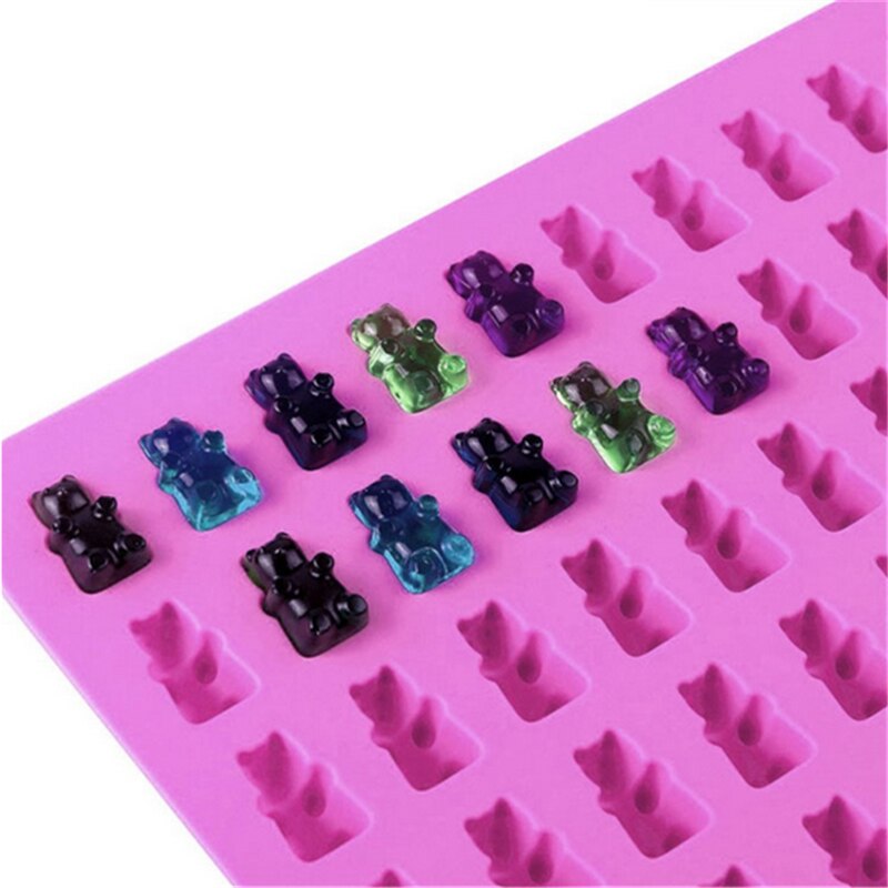 Gummy Bear Silicone Mold 50-Cavity Tray