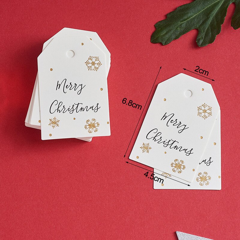 Christmas Gift Labels Paper Tags (50pcs)