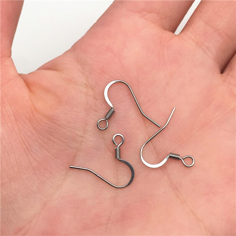 Hypoallergenic Earring Hooks Stainless Steel (50 pcs)