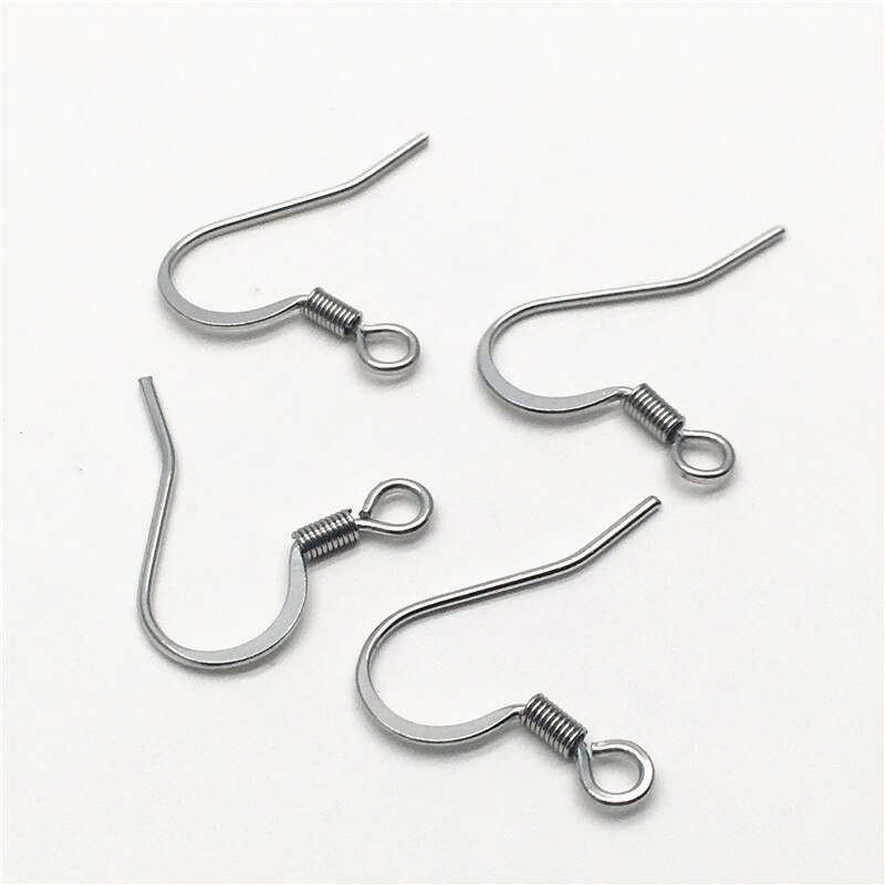 Hypoallergenic Earring Hooks Stainless Steel (50 pcs)