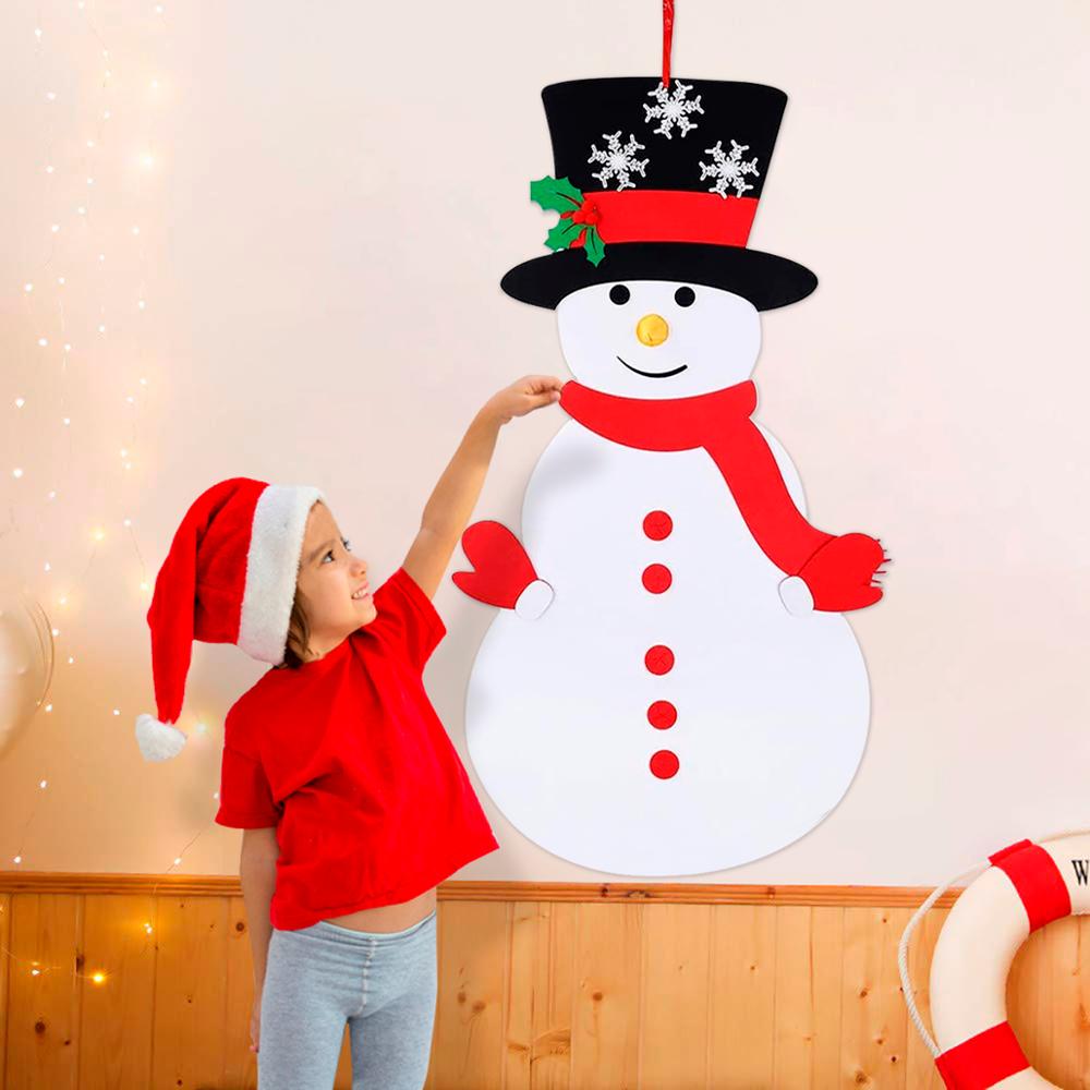 Felt Snowman DIY Christmas Decor