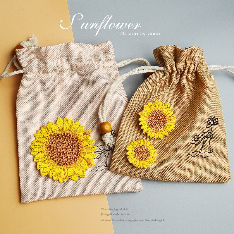 Sunflower Patch Iron On Clothes Accessory