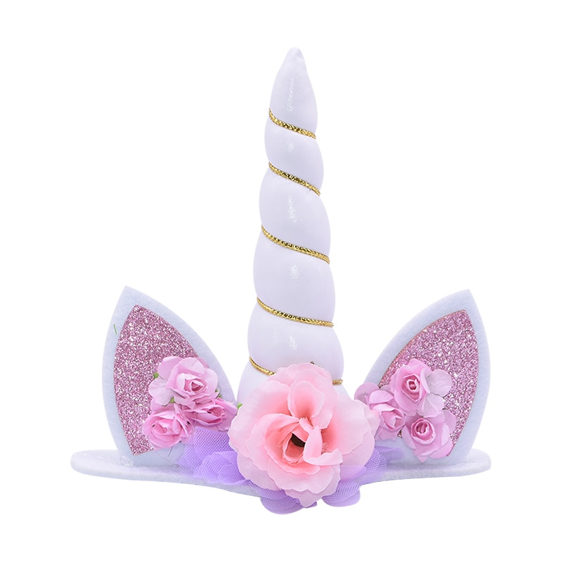 Unicorn Cake Topper Sparkly Decor